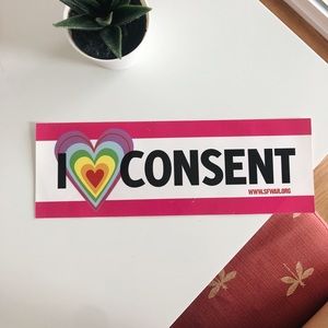 I Love Consent Sticker